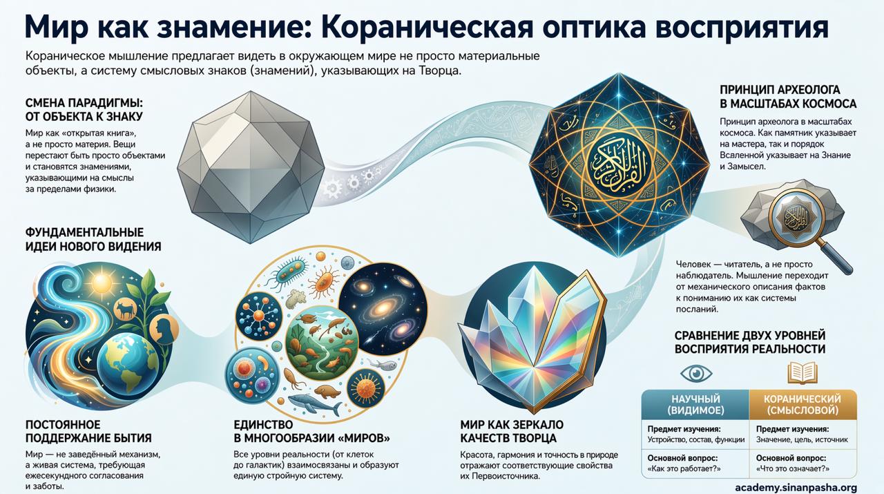 Мир как знамение: как кораническое мышление учит видеть реальность заново