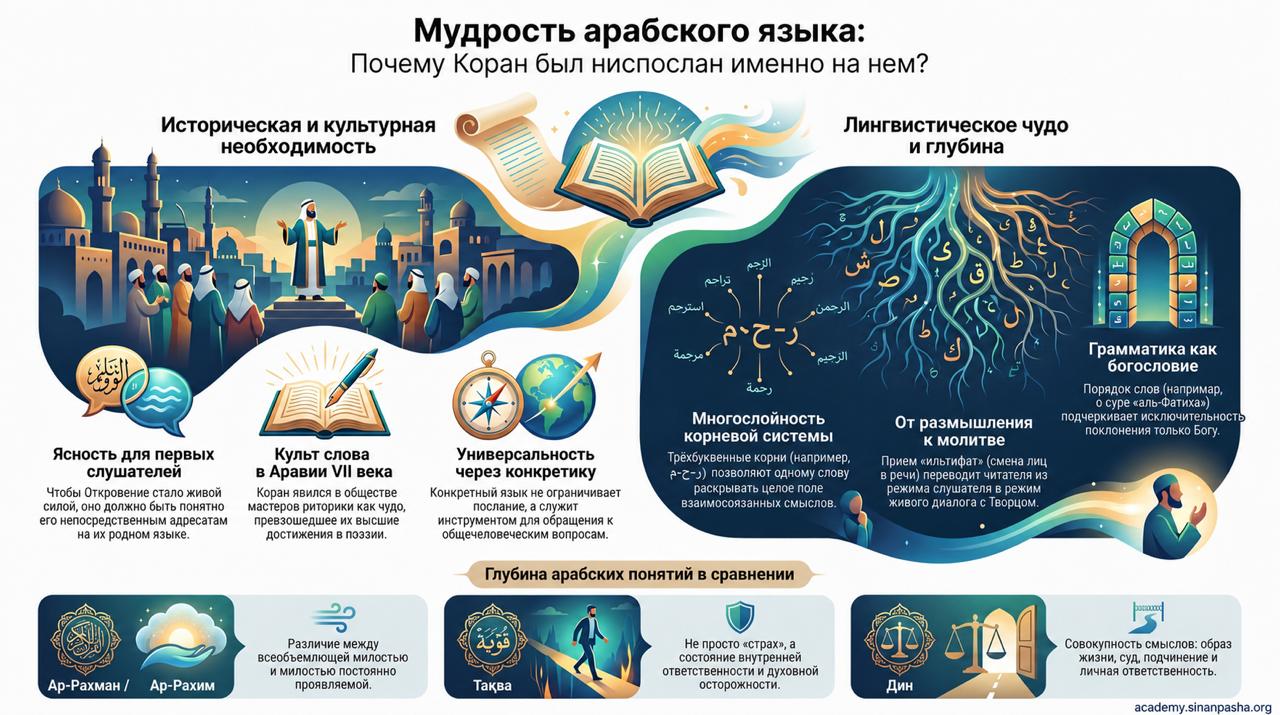 Почему Коран был ниспослан на арабском языке