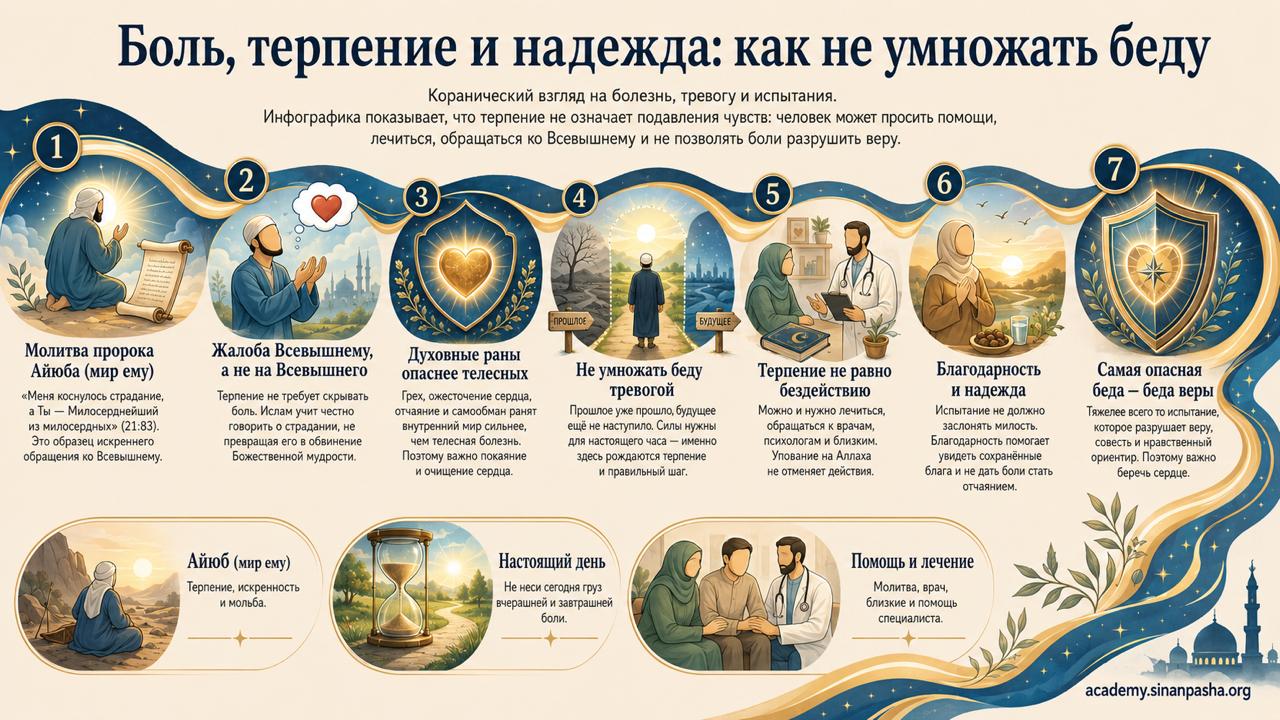 Не умножать беду: коранический взгляд на боль, жалобу и внутреннюю устойчивость