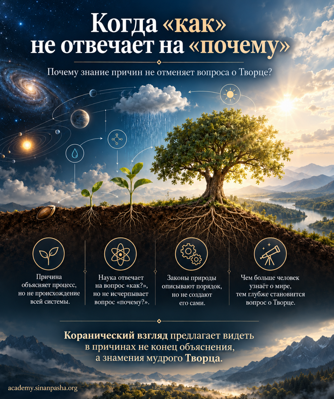 Когда «как» не отвечает на «почему»: знание причин и вопрос о Творце